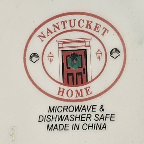 Nantucket Home Vintage Red Poinsettia Ceramic Bottle Vase Holiday Decor 11.7" - Picture 2 of 10